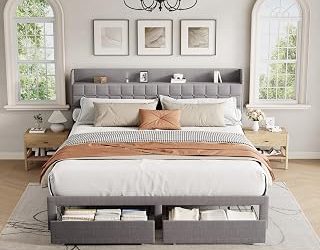 Best King Bed Frames With Storage (2026)