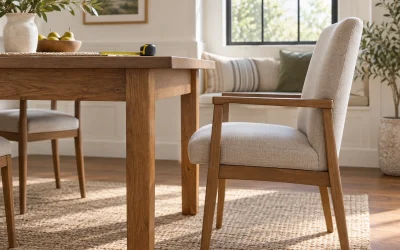 Will an Armchair Fit Under Your Dining Table Apron?