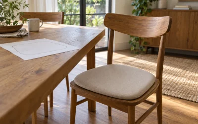 Dining Chair Seat Pads: Check Shape, Fasteners and Fit