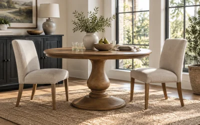 Dining Table Pedestal: Will Your Chairs Tuck In?