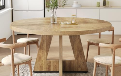Best Round Solid Oak Dining Table for Six People in 2026: Tested and Ranked