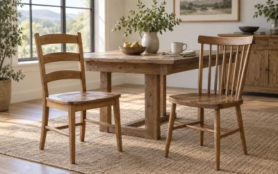 Ladder-Back vs Spindle-Back Chairs: Compare the Backrest