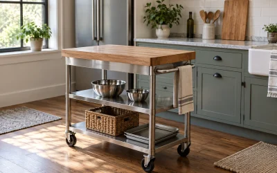 Check a Kitchen Cart’s Removable Cutting Board Before Buying