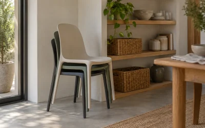 Stackable Dining Chairs: Measure the Stored Stack